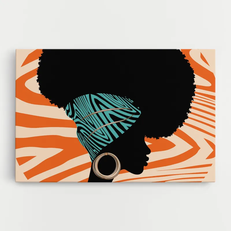 Leinwandbild African Bandana Versand Am Gleichen Tag
