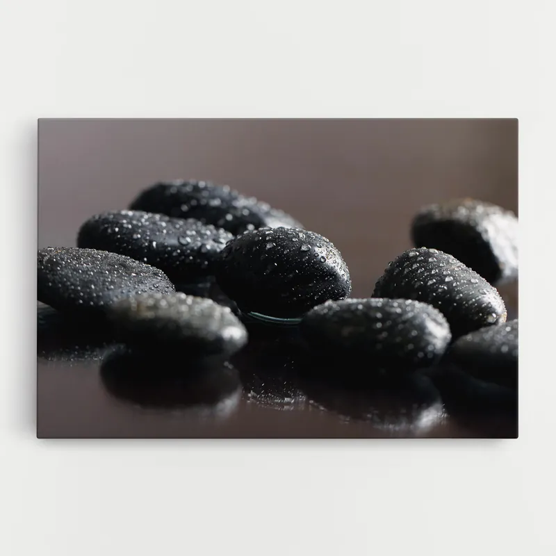Saisonangebot Leinwandbild Massage Stones