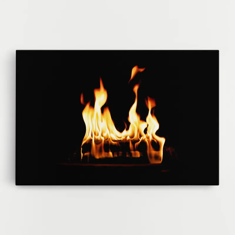 Leinwandbild Calm Fire Versand Am Gleichen Tag