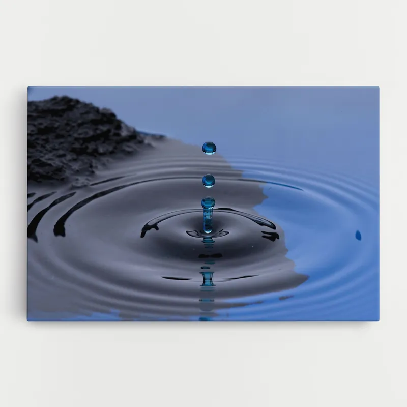 Meistverkauft Leinwandbild Frozen Drops