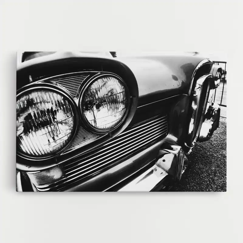 Leinwandbild Old Closeup Car Neu Im Sortiment