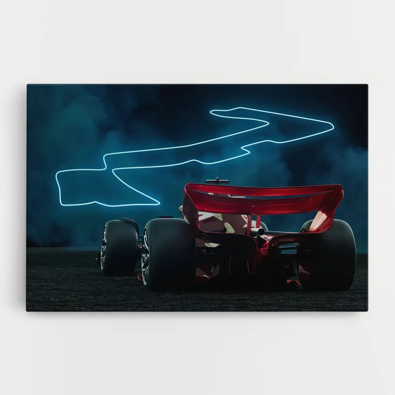 Beliebt Leinwandbild Race Car F1