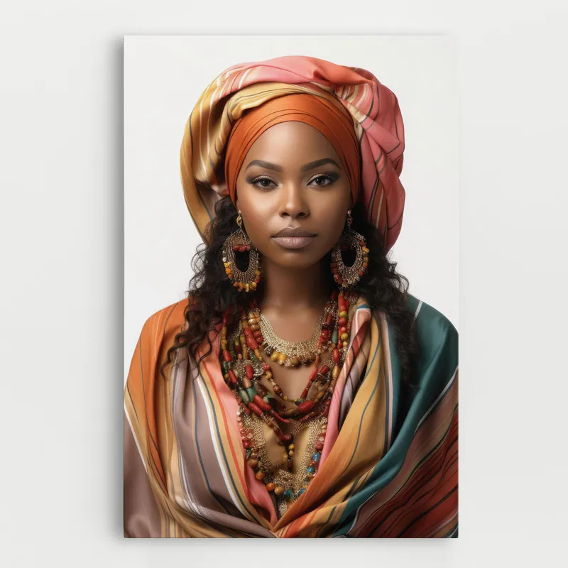 Sonderaktion Leinwandbild East African Woman