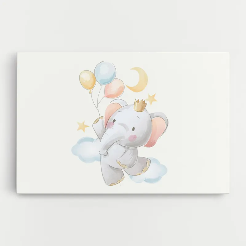 Leinwandbild Elephant Flying Kostenfreie Lieferung