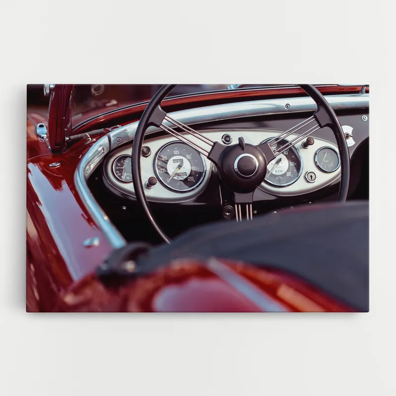 Jetzt Bestellen Leinwandbild Classic Red Car