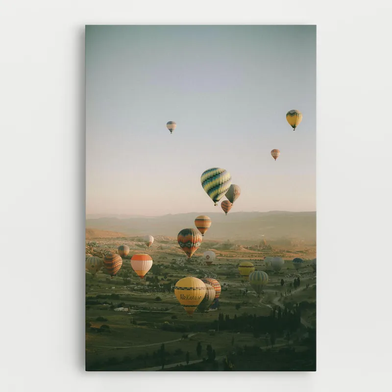 Kostenloser Versand Leinwandbild Hot Ballons