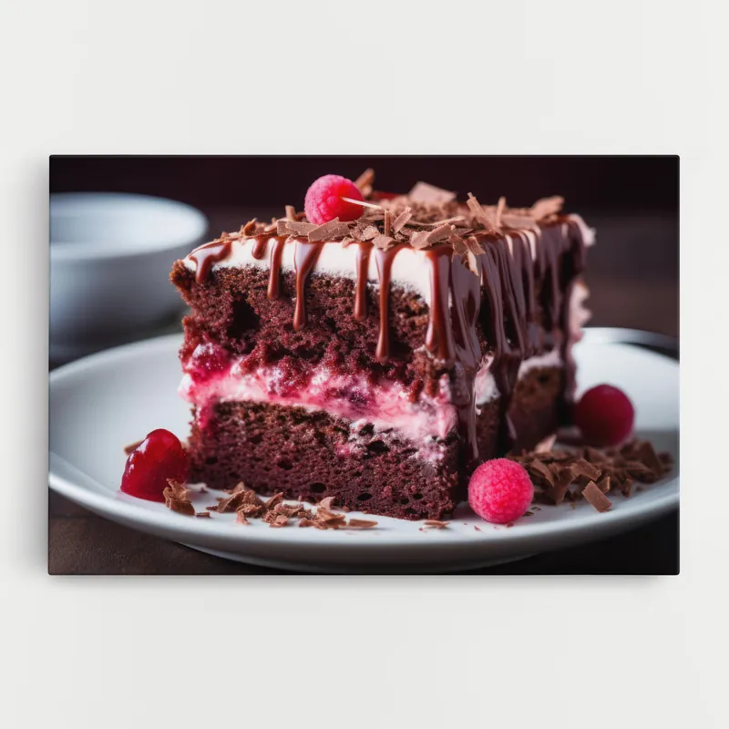 Leinwandbild Brown Cake Kostenloser Rückversand