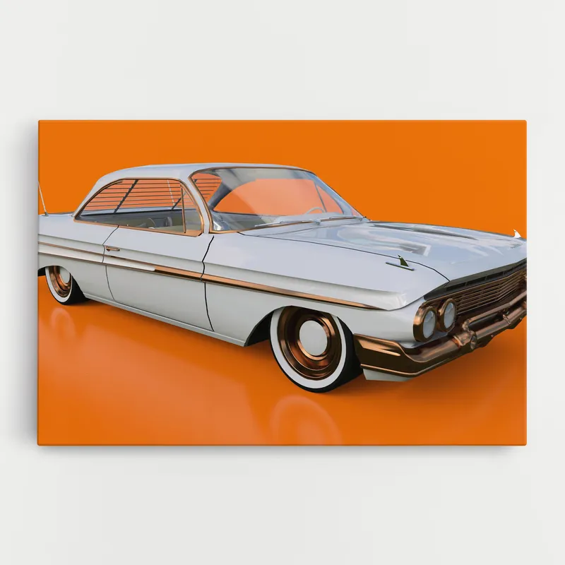 Beliebt Leinwandbild Old American Car