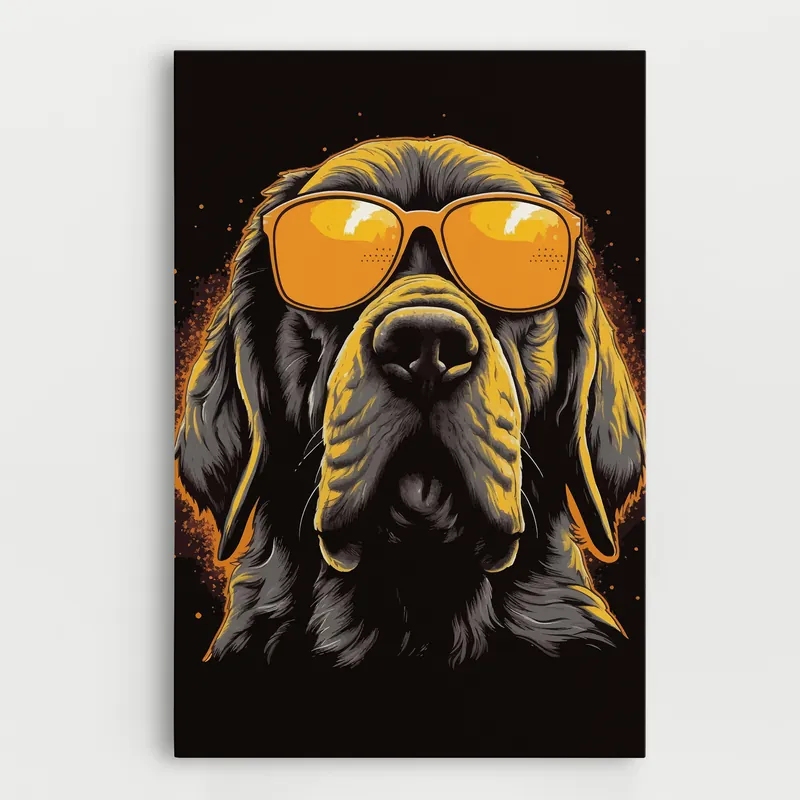 Leinwandbild Coolest Dog Garantierte Lieferung
