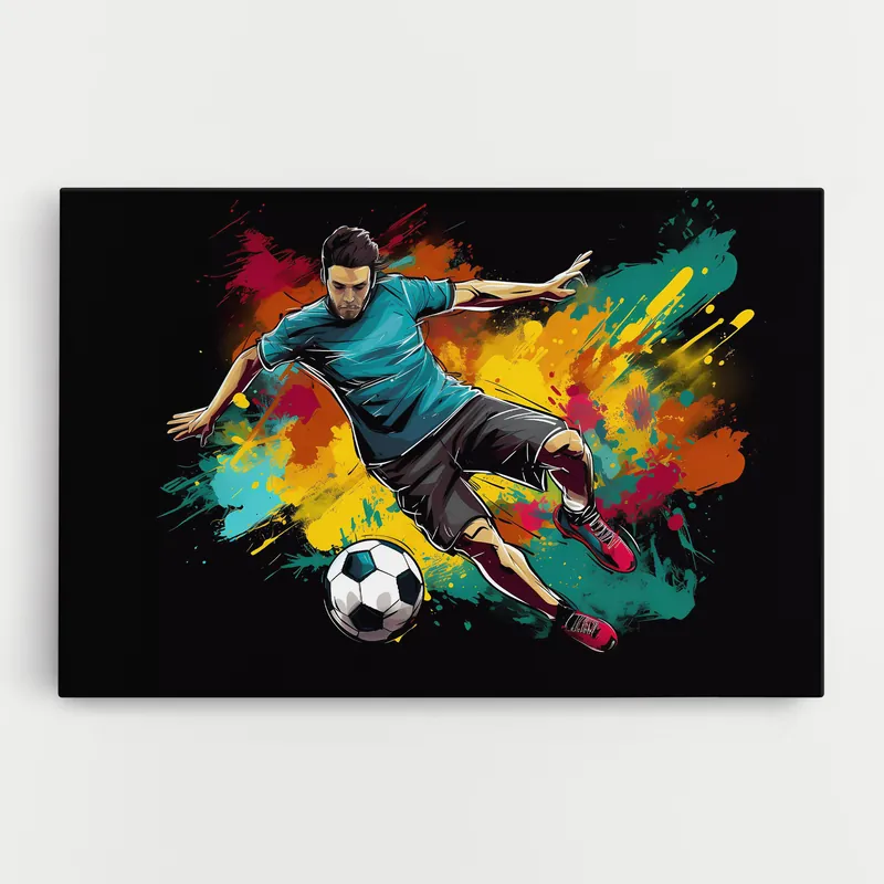 Leinwandbild Foot Force Letzte Chance