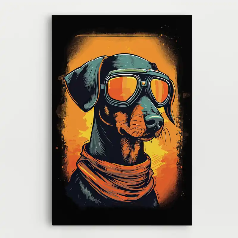 Leinwandbild Cool Dog Must-Have