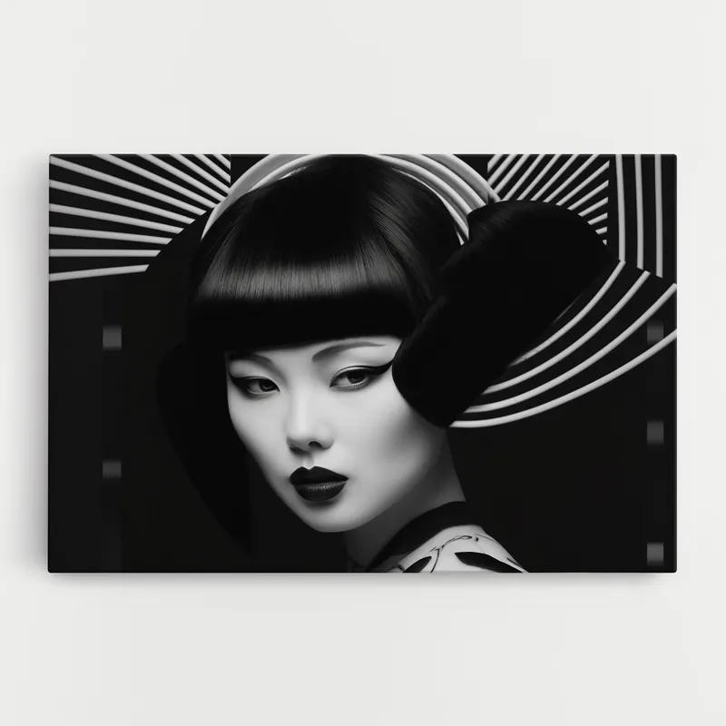 Leinwandbild Abstract Asian Woman Direktkauf