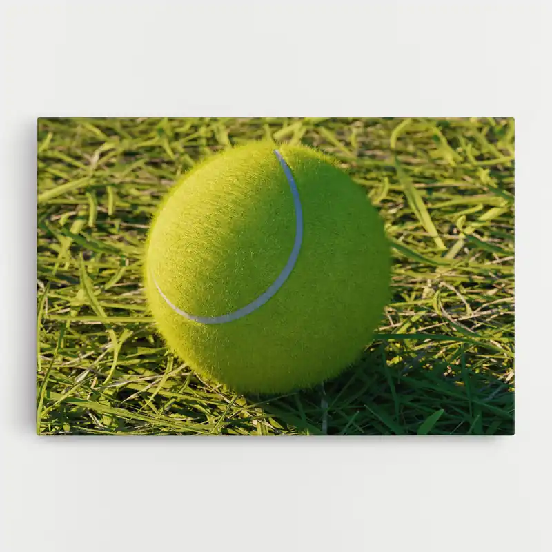 Online Kaufen Leinwandbild Green Tennis Ball