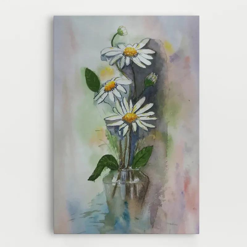 Meistverkauft Leinwandbild Old Daisy Paint
