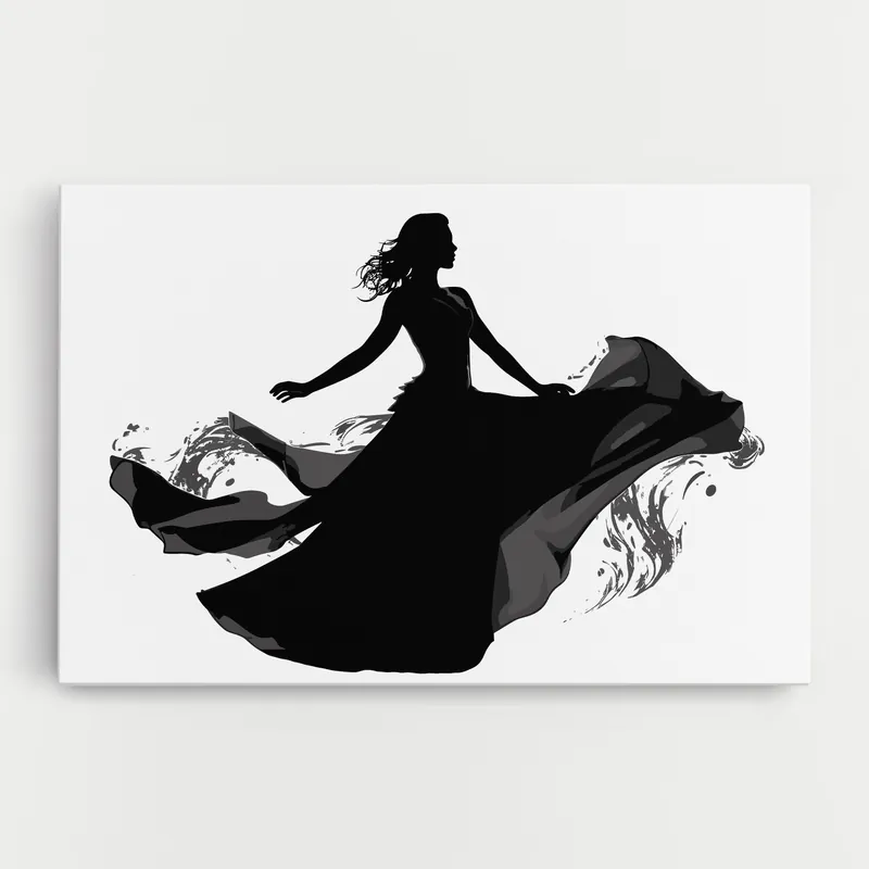 Top-Angebot Leinwandbild Dress Jump