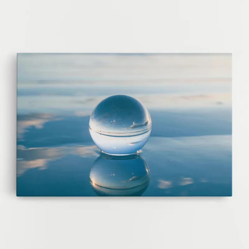 Bestpreis Leinwandbild Crystal Ball Reflecting