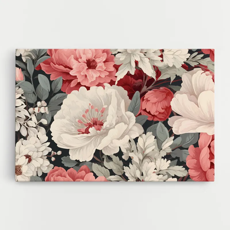 Kostenfreie Lieferung Leinwandbild Cream Pink Rose