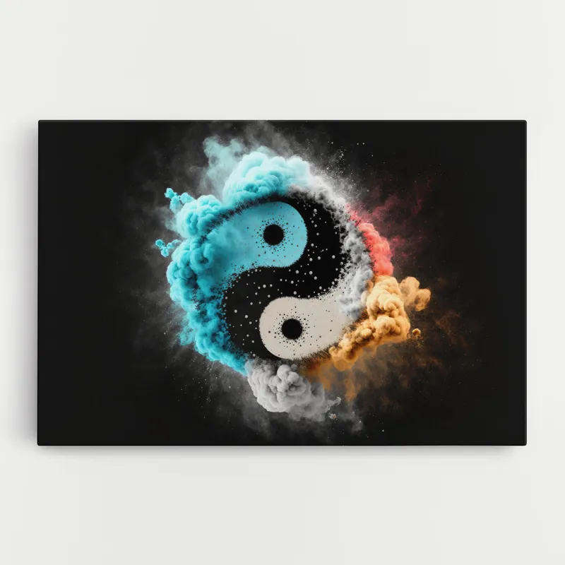 Neu Leinwandbild Blue Smoke Yinuang