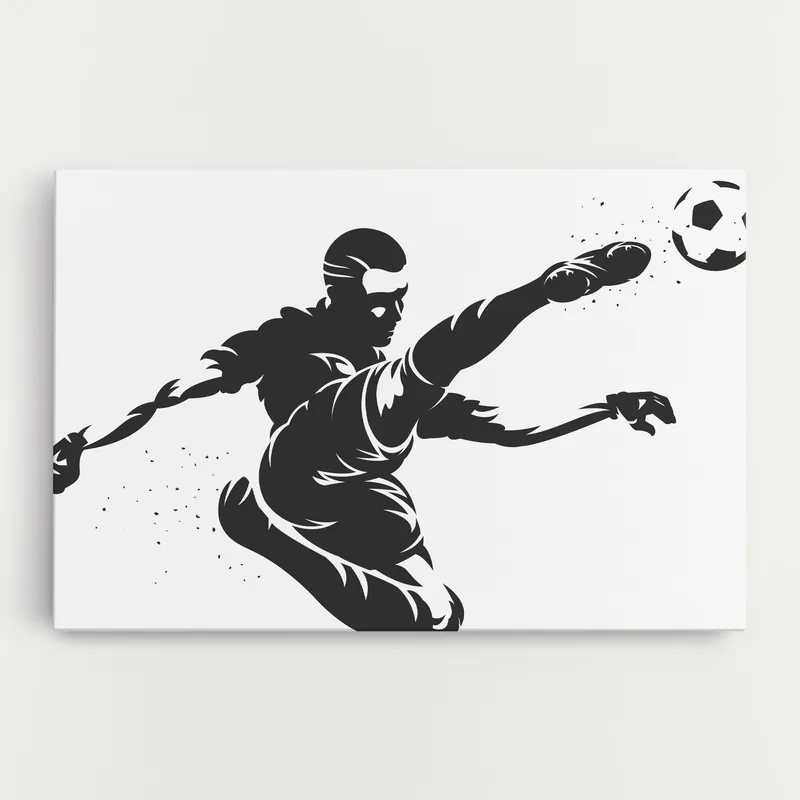 Leinwandbild Air Football Kostenloser Rückversand