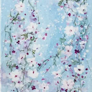 Preis Gesenkt Maya: Blütenträume I, Originale Acrylbilder (Unikat)