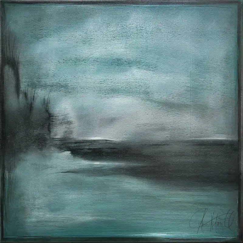 A. Freymuth: Raues Land I, Acrylmalerei abstrakt, Originalgemälde (Unikat) Neu Im Sortiment