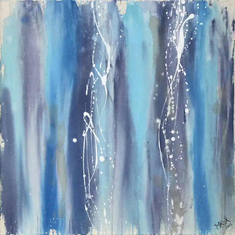Sofort Bestellen Maya: Aqualounge, Originale Acrylbilder (Unikat)