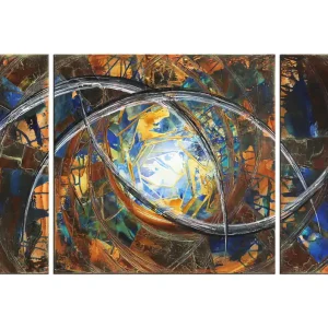 Gratis Versand Mehrteilige Acrylbilder: New Colours, new Life III, R. König, Originalgemälde (Unikat)