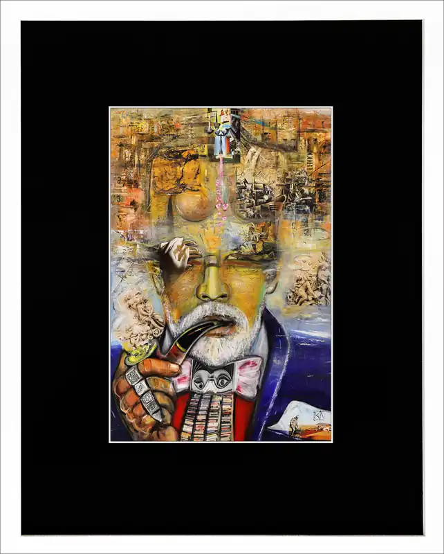 Beliebt Fineartprint, signiert, : The World in my Head I, K. Namazi, limitierte Edition auf Papier, Nr. 2/150