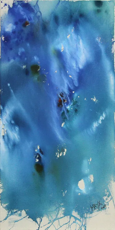 Abverkauf Maya: Lagune, Originale Acrylbilder (Unikat)
