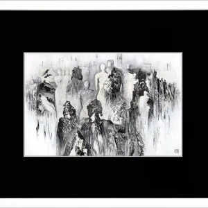 Fineartprint, signiert: Vor dem Aufstieg, K. Namazi, limitierte Edition auf Papier, Nr. 1/150 Begrenztes Angebot