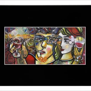 Fineartprint, signiert: Der Weinkenner I, K. Namazi, limitierte Edition auf Papier, Nr. 2/150 Top-Preis