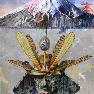 Highlight Signierter Kunstdruck: Samurai, I. Bugoslavska, Edition