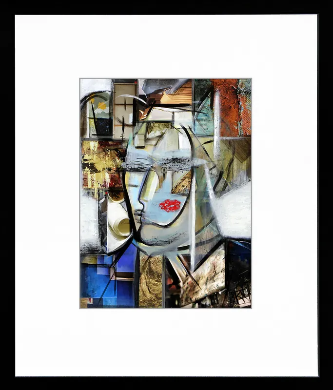 Fineartprint auf Papier : Der Kuss, K. Namazi, limitierte Edition, signiert , Nr. 2/150 Angebot
