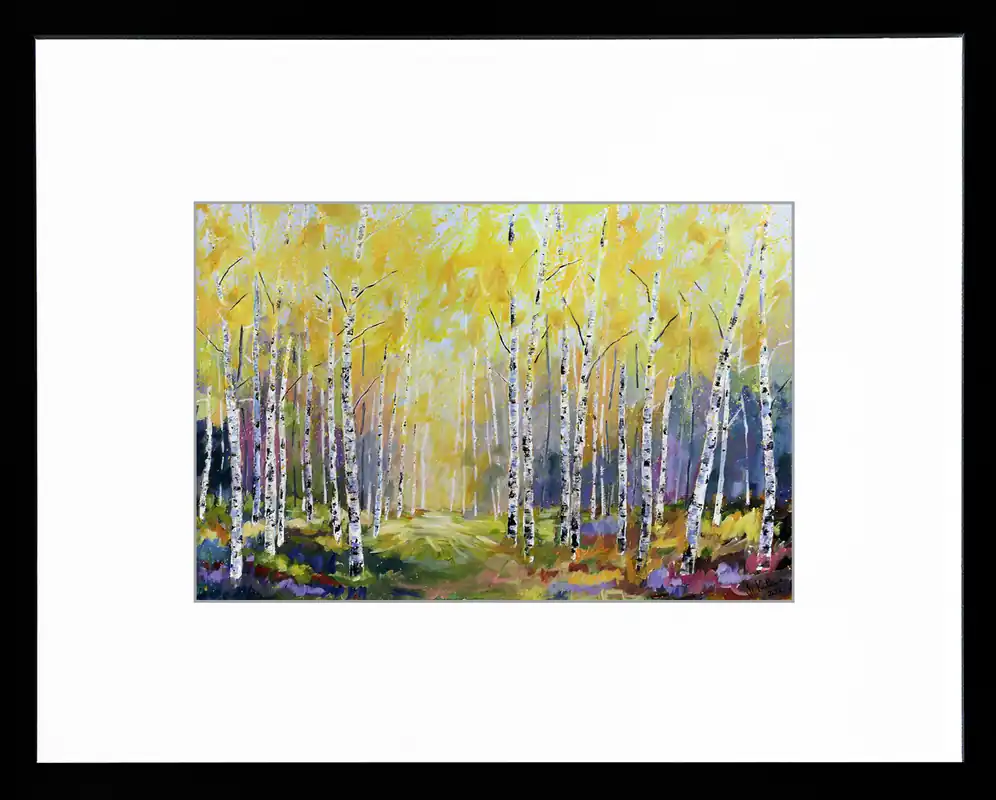 Limitierte Edition, Fineartprint, signiert, auf Papier M. Kühne: Herbstleuchten, Nr. 1/150 Preisknaller