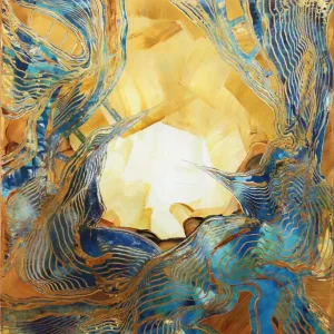 Unikat: Kontemplation I, Originalgemälde, J. Fernandez, Acrylbilder Top-Preis