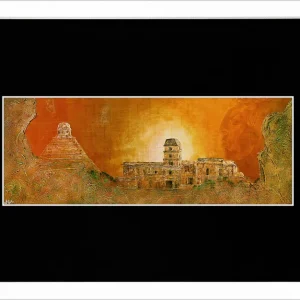 Letzte Chance Limitierte Edition auf Papier, A. Garbe: Pakals Vermächtnis, signierter Fineartprint, Nr. 1/150
