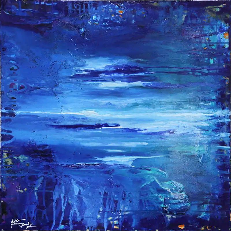 Top-Preis Unikat: Seascape I, Originalgemälde, J. Fernandez, Acrylbilder