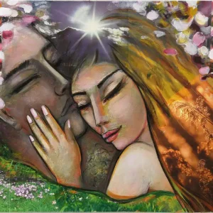 Sofort Bestellen Moderne Kunst: Duft der Liebe, K. Namazi, Original/Unikat