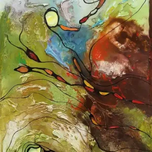 B. Ossowski: Herbstbolero, Edition, signierter Kunstdruck Angebot