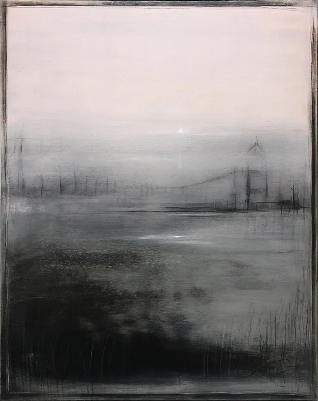 A. Freymuth: Licht im Nebel, Originalgemälde (Unikat) Neu