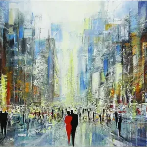 Acrylgemälde , K. Namazi: Fragmente von morgen II, (Original/Unikat) Sonderaktion
