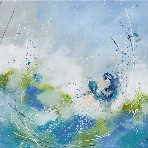 Maya: Springtime, Originale Acrylbilder (Unikat) Zertifiziert
