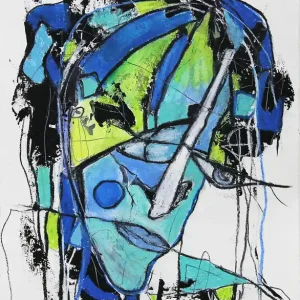 I. Schmidt: "Don't look back", zeitgenössische Grafik/Malerei, Original/Unikat Angebot