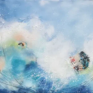 Maya: "Schneewirbel", Originale Acrylbilder (Unikat) Bestpreis