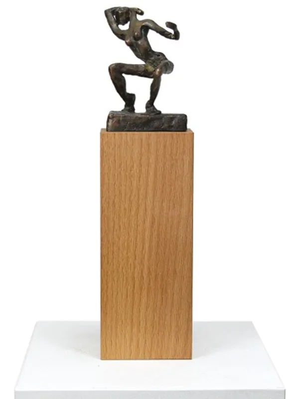 Top-Seller C. Blechschmidt: "Tänzerin", originale, zeitgenössische Bronze, Unikat