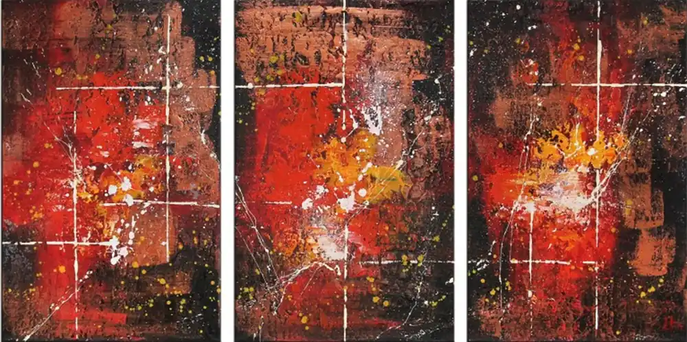 G. Hung: "Sternenfenster I", abstrakte Originalkunst (Unikat) Neue Kollektion