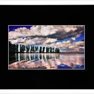 Super-Preis Limitierte Edition auf Papier, A. Larrett: "Frühlingshochwasser I", signierter Fineartprint, Nr. 2/150