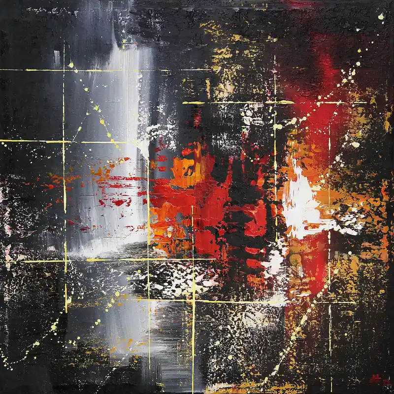 G. Hung: "Power of Earth III", Originalgemälde (Unikat) Top-Seller