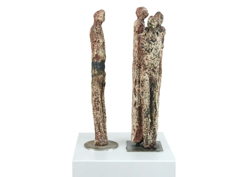 Zeitgenössische Skulptur, Ilona Schmidt: "Ausgegrenzt" Geprüft