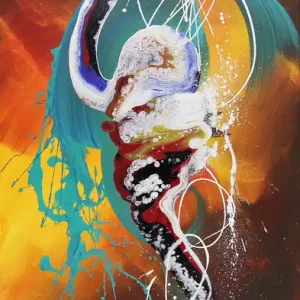 Top-Angebot G. Hung: "Queen of the Sea I", Originalgemälde (Unikat)